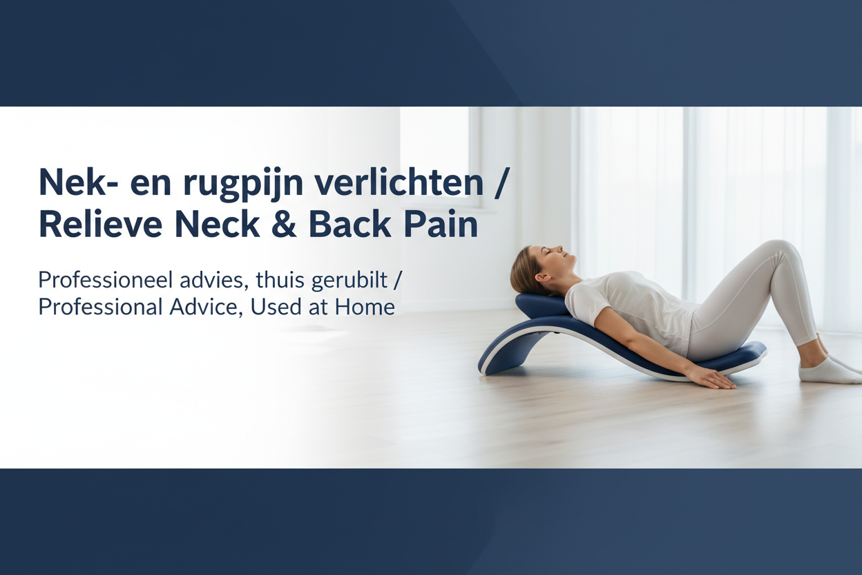 Neck Back Stretcher Banner NL/EN